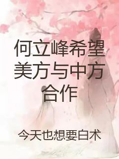 何立峰希望美方与中方合作封面